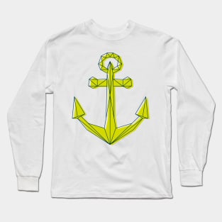 Green vector ancor Long Sleeve T-Shirt